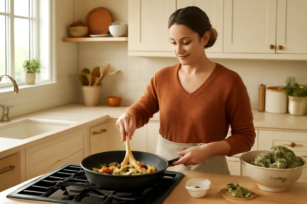 A second photo showing a related step or detail for reduce kitchen clutter