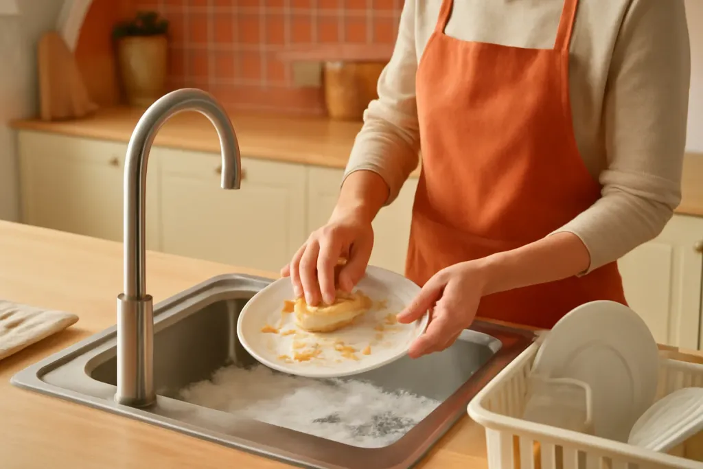 A second photo showing a related step or detail for kitchen safety basics for beginners