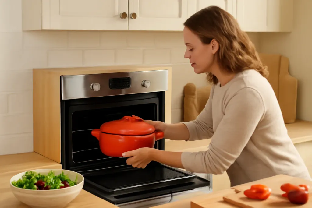 A second photo showing a related step or detail for ovenproof cookware guide