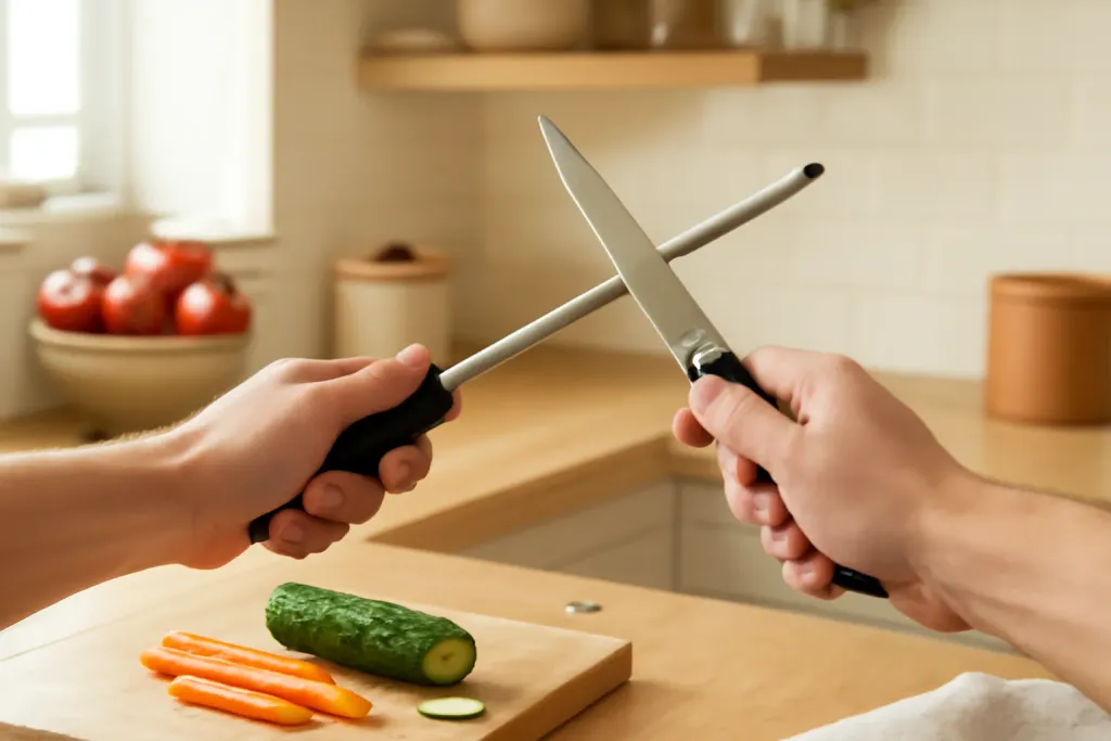 A second photo showing a related step or detail for paring knife buying guide
