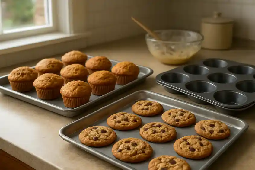 Editorial photograph (generic category image, not the exact linked listing) representing starter bakeware set